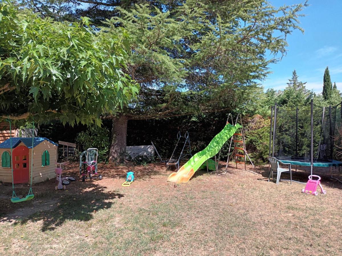 Chalet Banane Devant Piscine, A 6Km Du Festival De Piano De La Roque D'Antheron Rognes Exterior photo